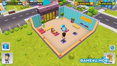 Tải game My Gym: Fitness Studio Manager  mod tiền cho Android